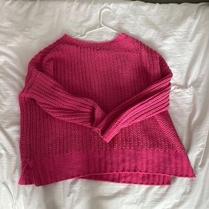 Pink oversized sweater